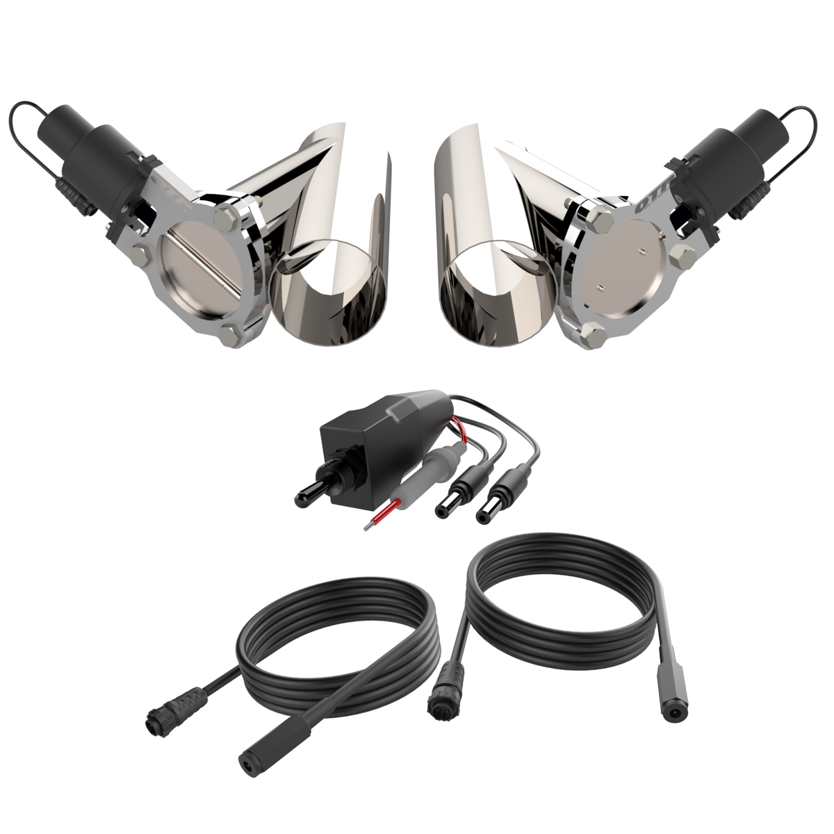 QTP QTEC70CP electric exhaust cutout kit, view 1