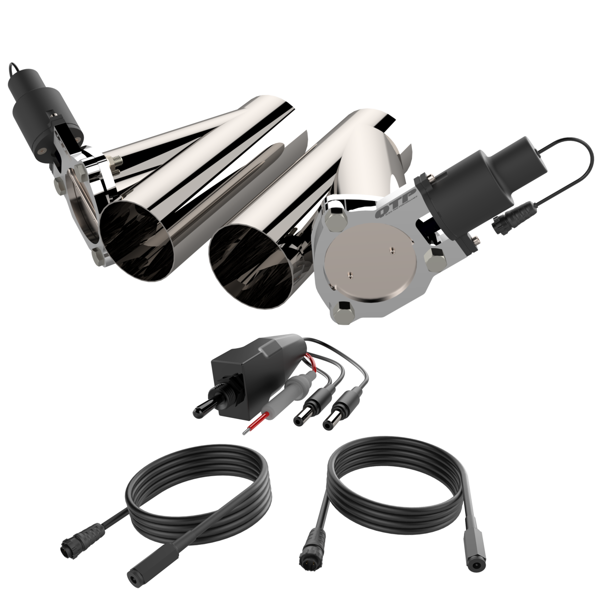 QTP QTEC70CP electric exhaust cutout kit, view 3