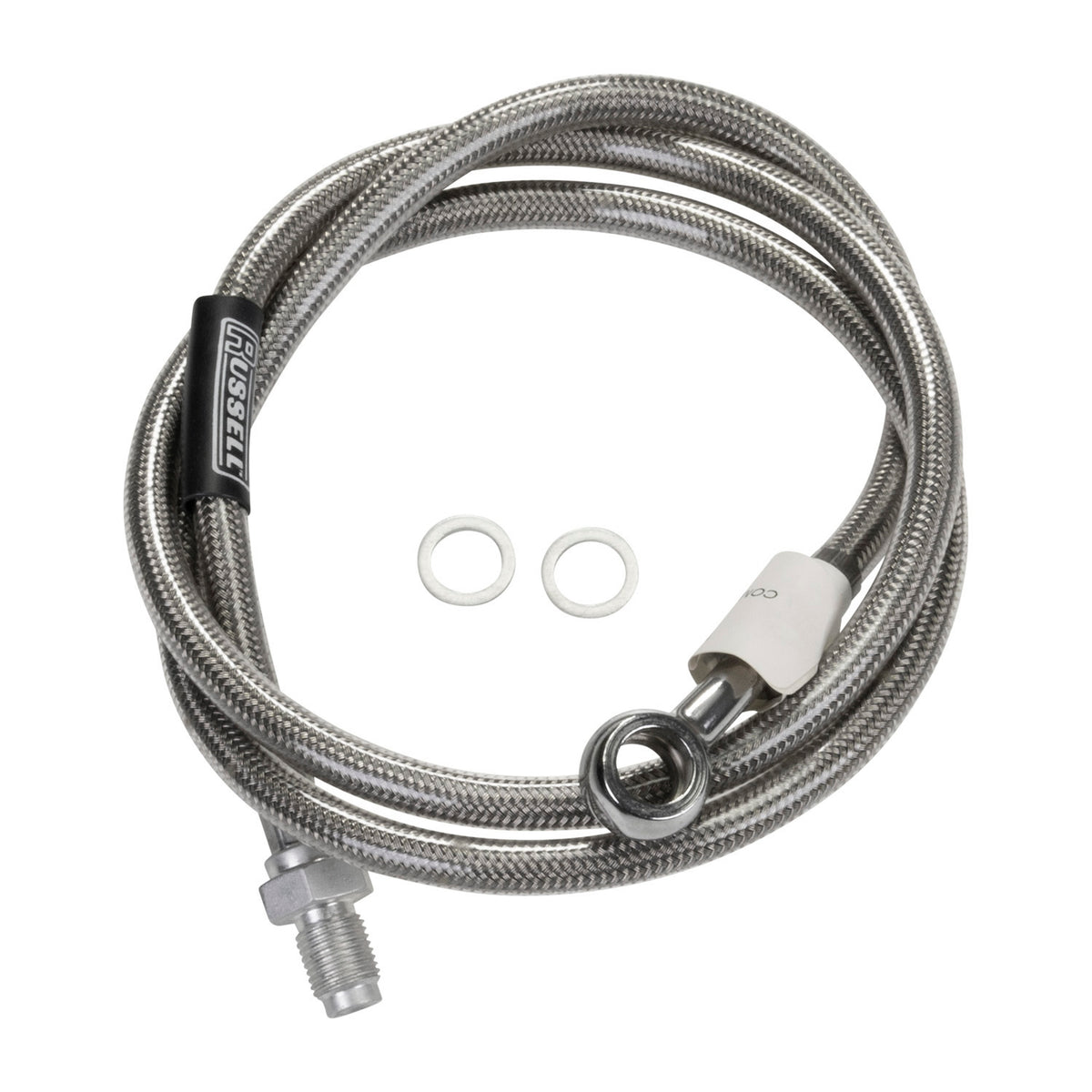 Russell R08410S — 99-01 Suzuki VS1500 Intruder/VL1500LC Intruder Cycleflex Cruiser Brake Hose Kit - Front, manufacturer view 1