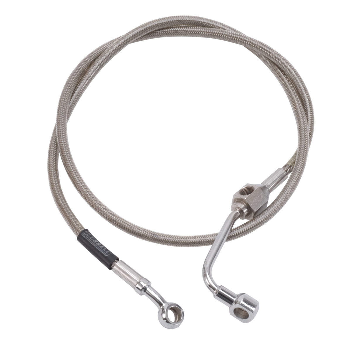 Russell R08844DS — 97-06 Harley FLHL Models 1 Hose Brake Hose Kit - Rear, manufacturer view 1