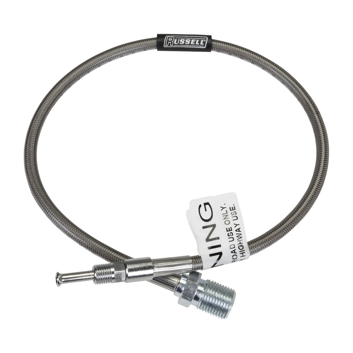 Russell R08913S — 58-62 Harley FL Cycleflex Brake Hose Kit - Rear, manufacturer view 1