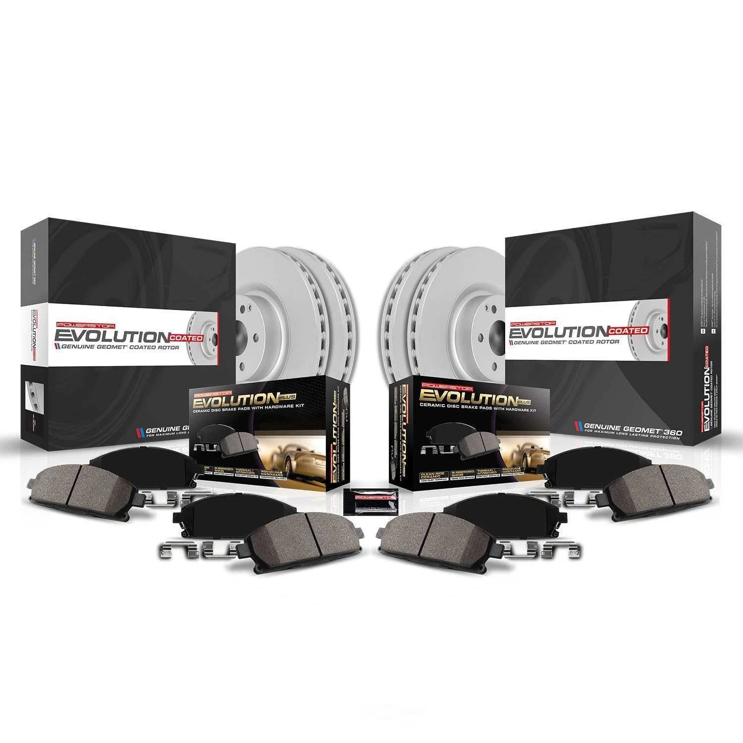 Power Stop 10-16 Hyundai Genesis Coupe Front & Rear Z17 Evolution Geomet Coated Brake Kit-thumbmail-5