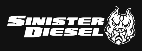 Sinister Diesel logo — exact product photo unavailable