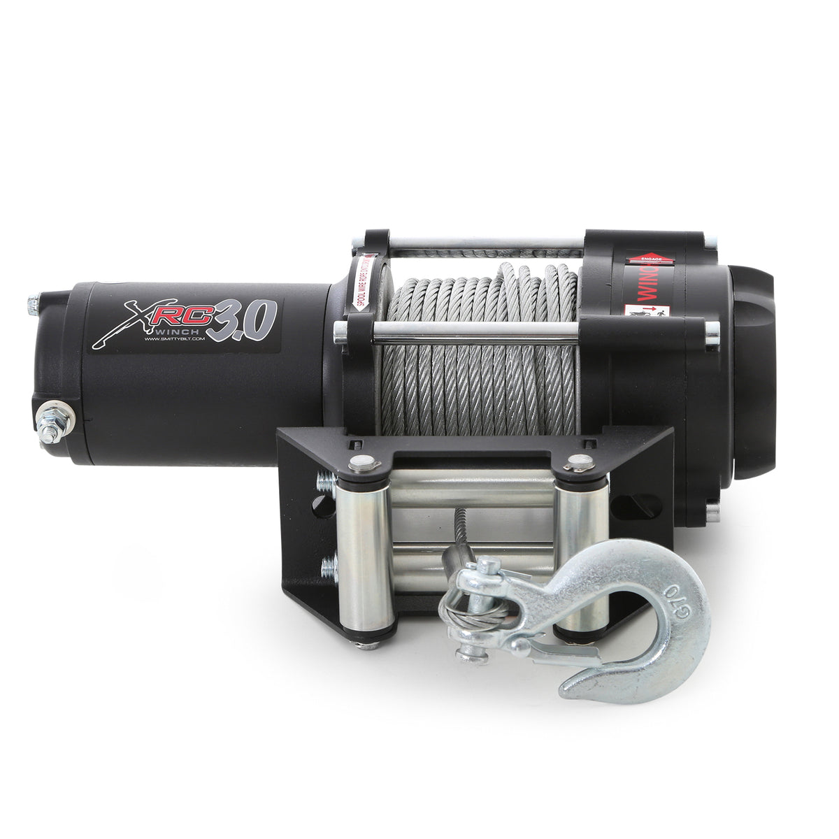 Smittybilt 97203 XRC-3 3000 lb ATV UTV winch with steel cable