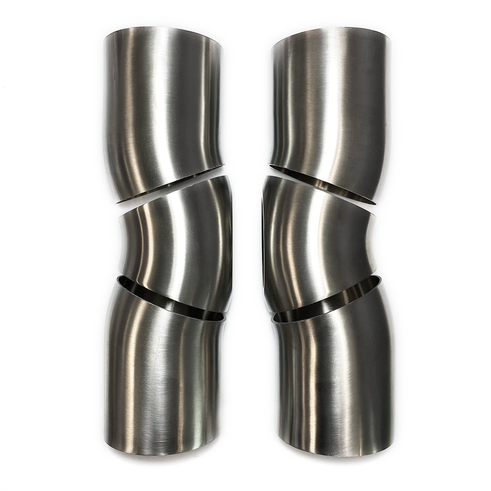 Stainless Bros 622-07676-9003 — 3in Diameter SS304 X-Pipe ( Ready To Weld ); product view