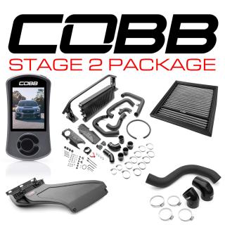 COBB Subaru WRX Stage 2 Power Package Black FMIC Matte Carbon Fiber complete package