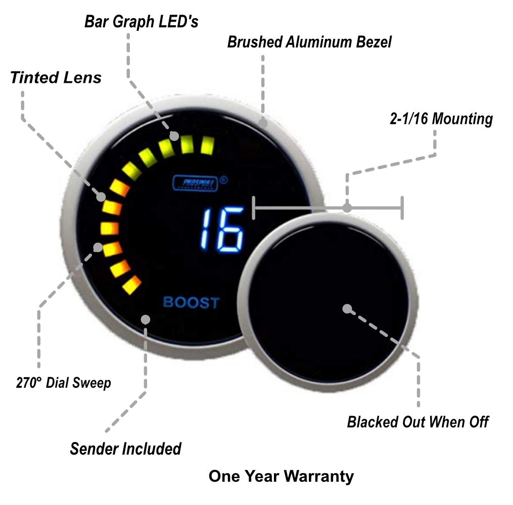 2-1/16" Digital Boost Gauge-thumbmail-2