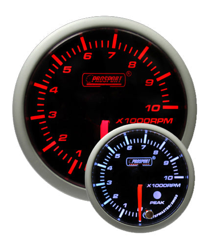 2-3/8" Amber/White Premium Tachometer-thumbmail-1