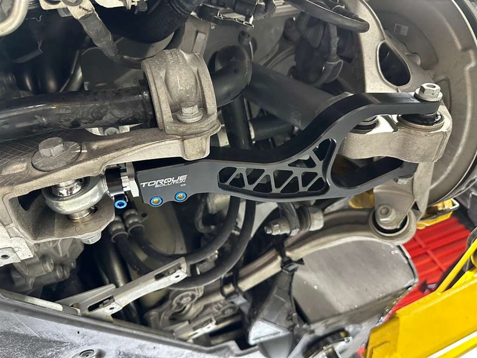Torque Solution Porsche 911 991/992 C2/C4/TT Adjustable Rear Lower Control Arms — TS-POR-906; installed view 4