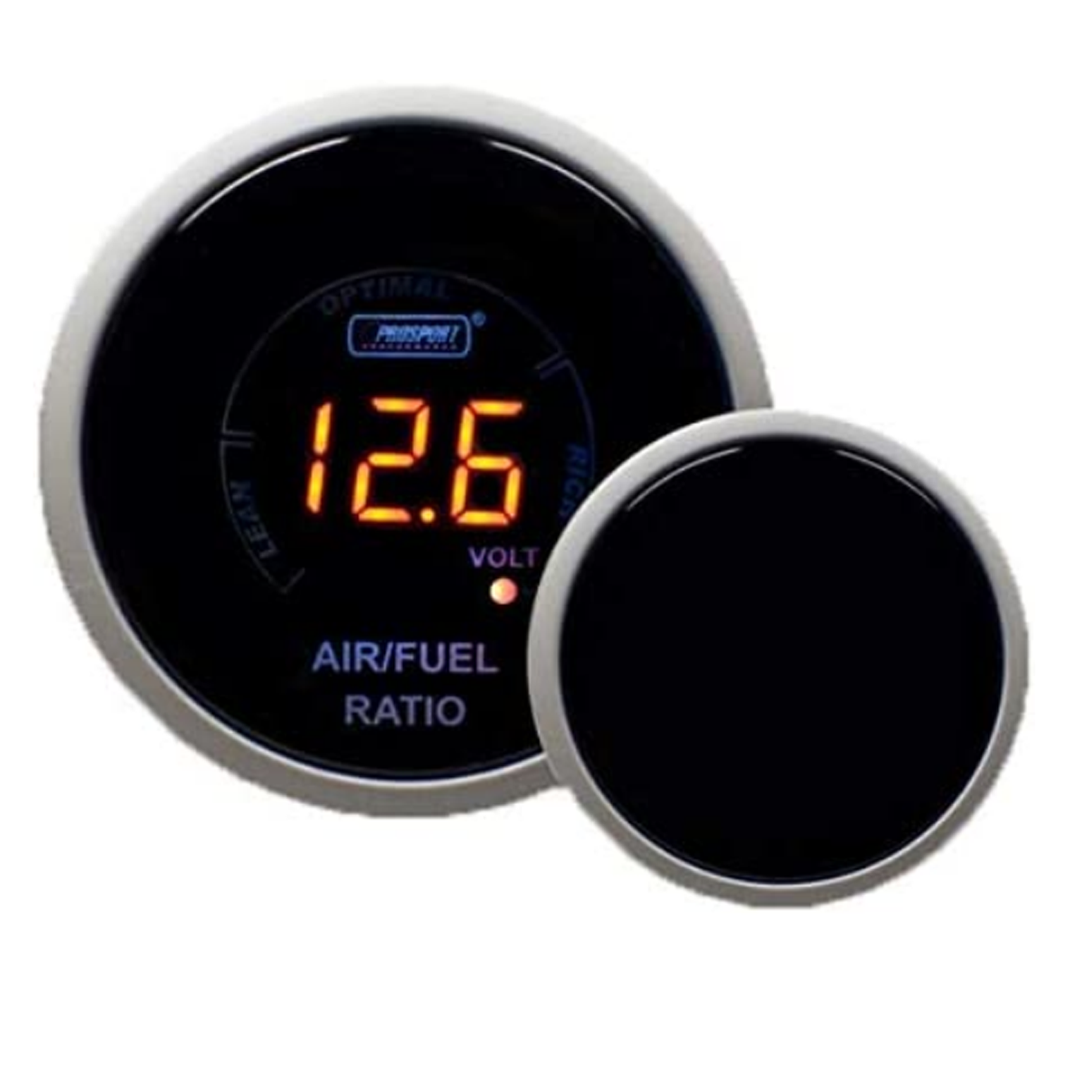 2-1/16" Digital Air Fuel Ratio & Volt Gauge-Amber-thumbmail-1