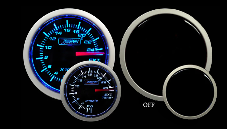 2-1/16" Blue/White Exhaust Gas Temperature Gauge-thumbmail-4