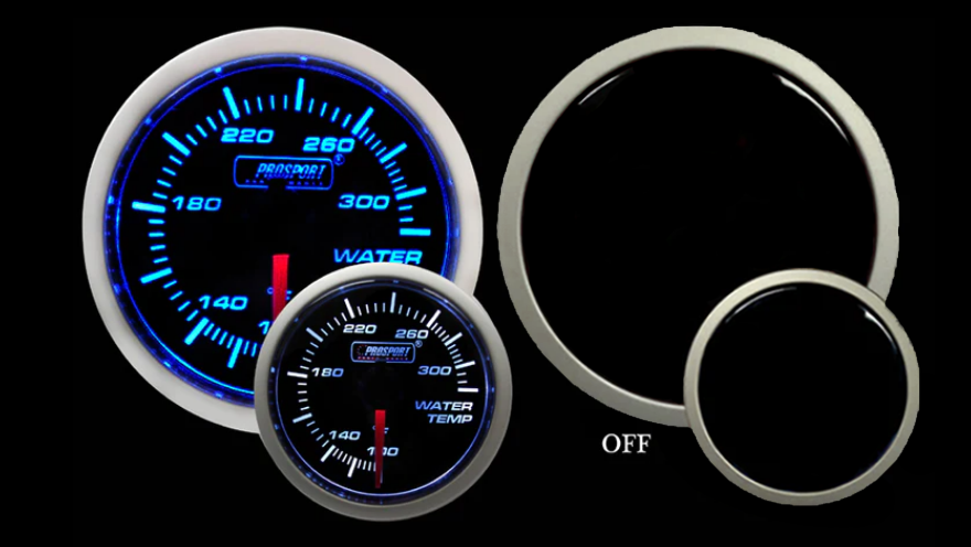 2-1/16" Blue/White Water Temperature Gauge-thumbmail-4
