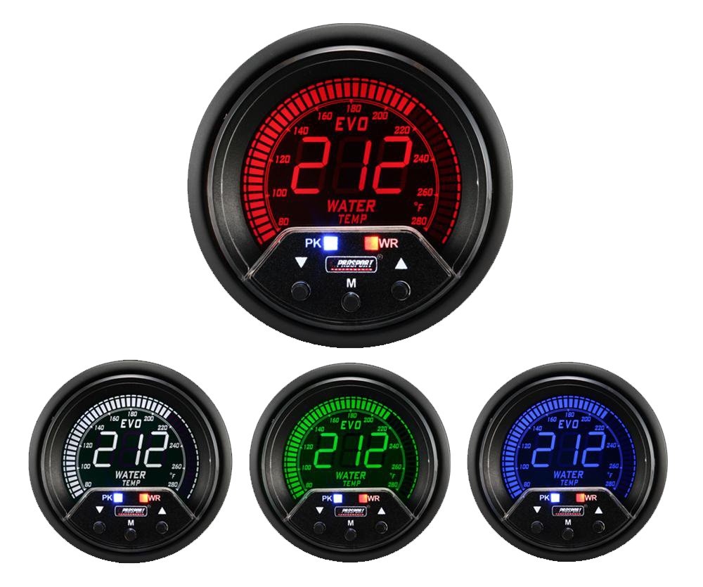 2-3/8" Premium Evo Electrical Water Temperature Gauge-thumbmail-1