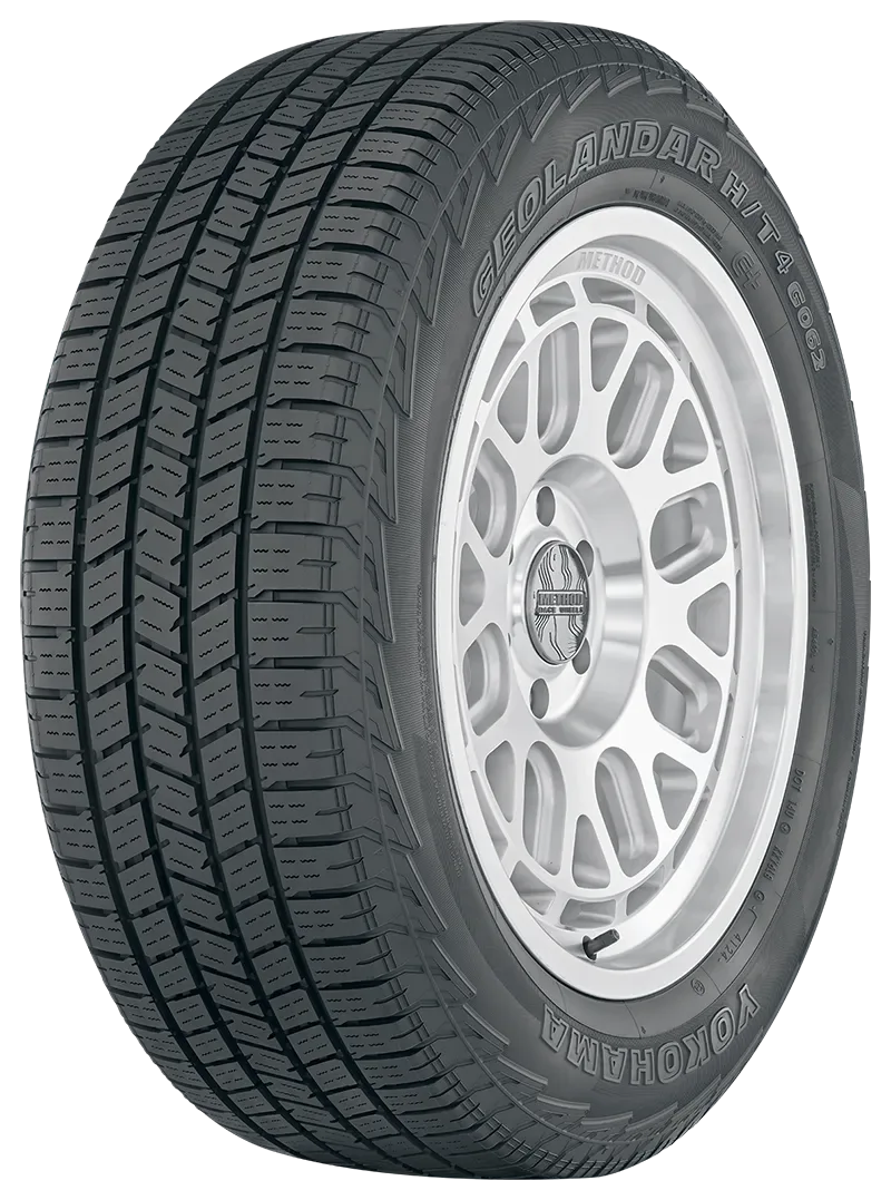 Yokohama GEOLANDAR H/T4 tire — three-quarter view