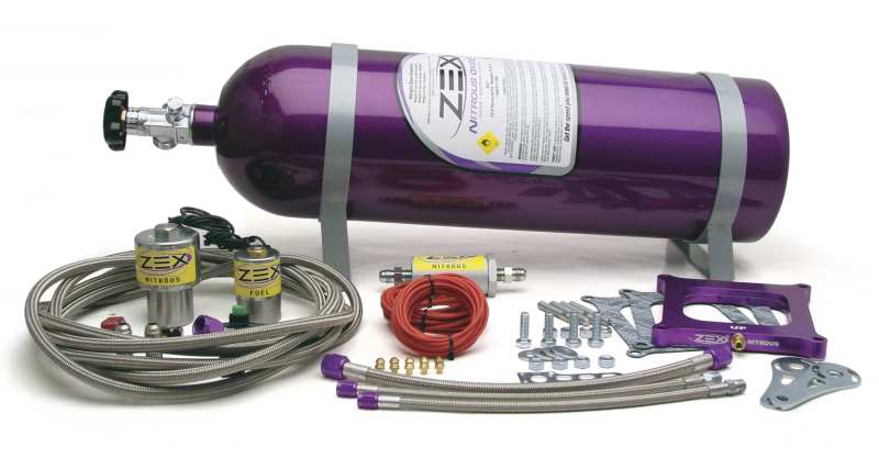ZEX 82237 — Nitrous System, Sq Flange Race Plate