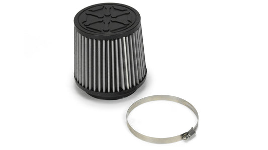 Sxth Element Conical 4" Inlet White Air Filter, 5" Tall