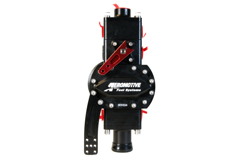 Aeromotive System Pump 16.5gpm Shut Off Valve 2x 08AN Blocks 1.25in Inlet 10AN Outlet .775 Gear Set-thumbmail-1