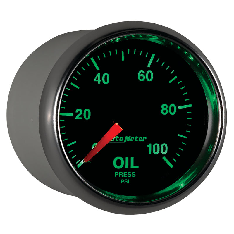 Autometer GS 52mm 0-100 PSI Mechanical Oil Pressure Gauge-thumbmail-2