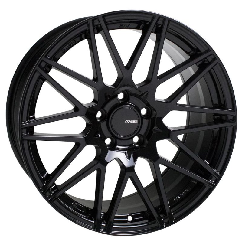Enkei TMS 18x8.5 5x114.3 38mm Offset 72.6mm Bore Gloss Black Wheel-thumbmail-1