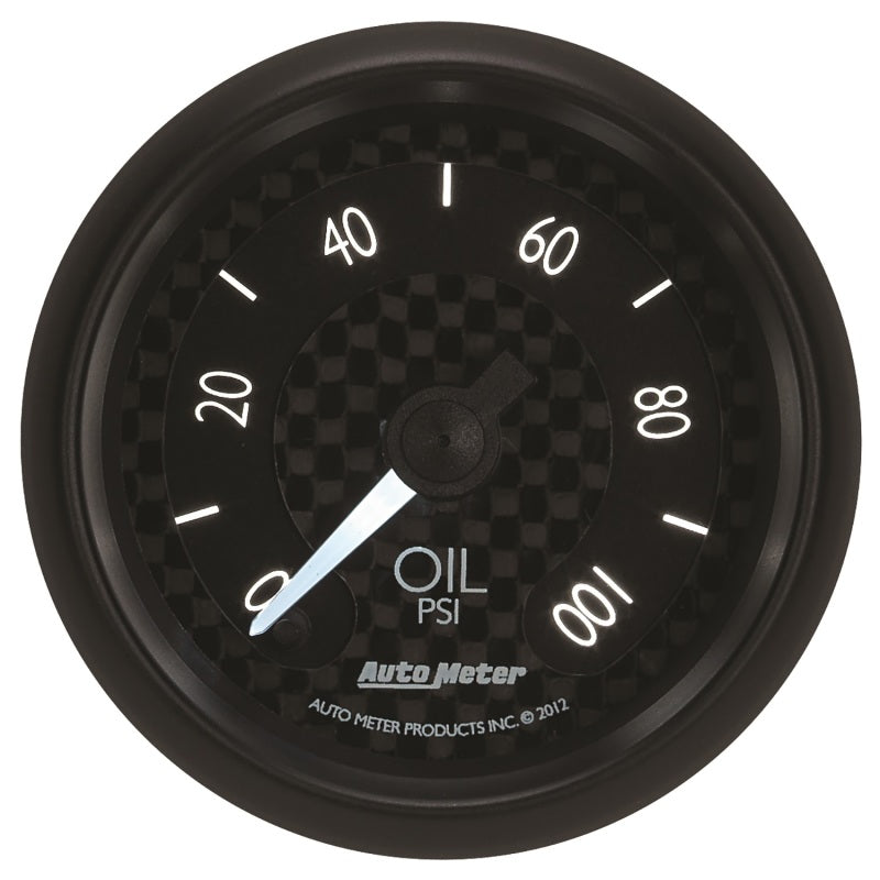 Autometer GT Series 52mm Full Sweep Electronic 0-100 PSI Oil Pressure Gauge-thumbmail-2