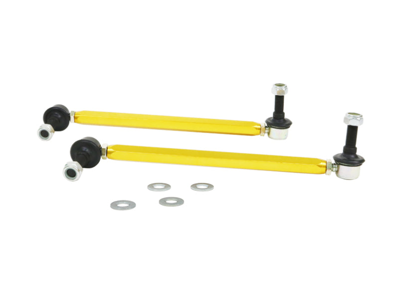 Whiteline 18-19 Kia Stinger Front Sway Bar Link Assembly Heavy Duty Adjustable Steel Ball-thumbmail-1