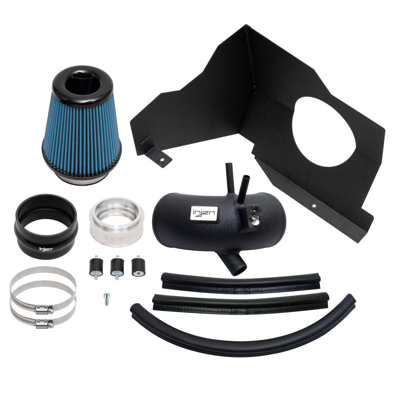 Injen 22-23 Kia Stinger 2.5L Turbo L4 Wrinkle Black Short Ram Tuned Intake System-thumbmail-3