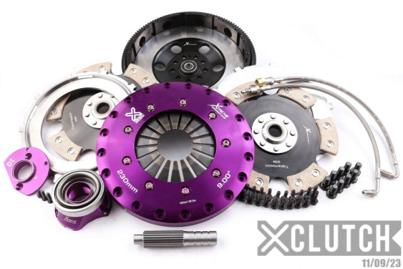 XClutch 91-92 Porsche 911 Turbo 3.3L 9in Twin Solid Ceramic Clutch Kit-thumbmail-1