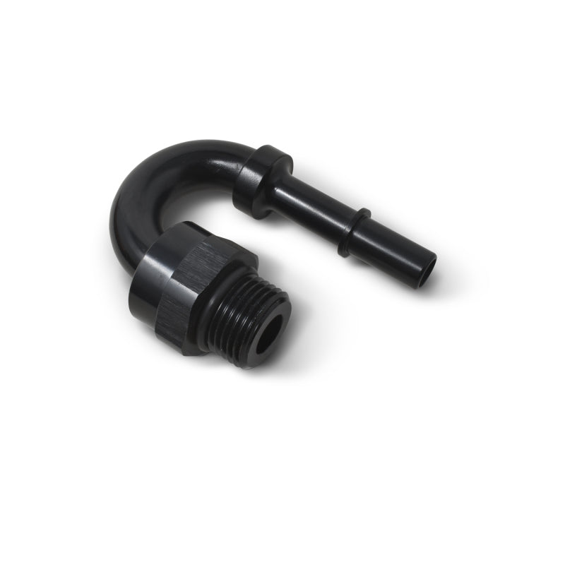 Russell Performance Adapter Fitting 3/8in SAE Quick Disc Male to #6 SAE Port Male Swivel 180Deg Blk-thumbmail-4