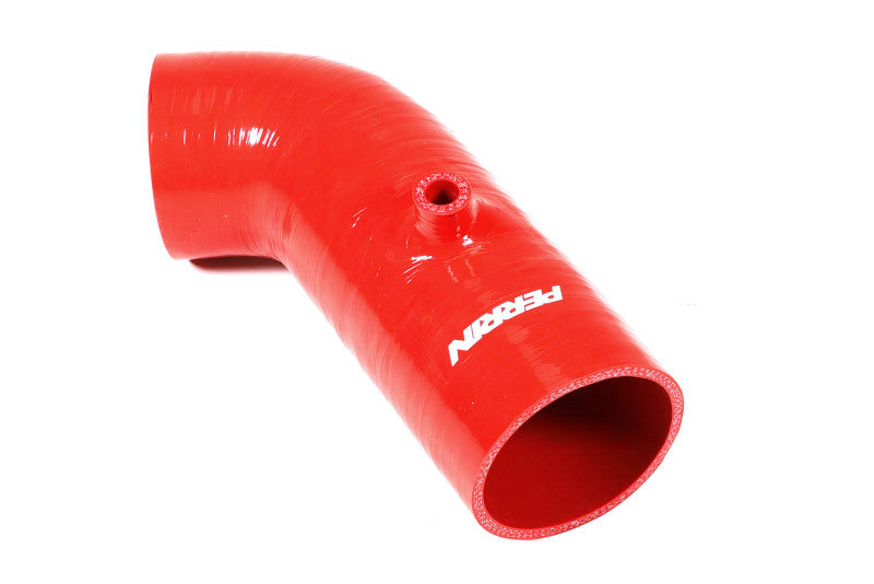Perrin 22-23 Subaru BRZ/Toyota GR86 Silicone Inlet Hose (3in. ID / SS Wire) - Red-thumbmail-1