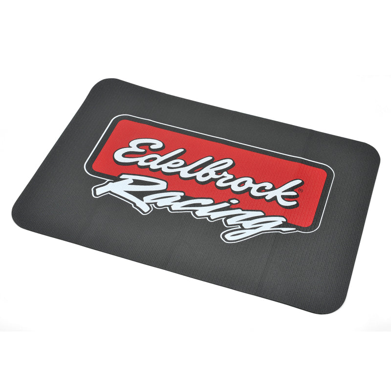 Edelbrock Racing Fender Cover - PVC Foam Mat - 2 Color Printed Edelbrock Racing Logo-thumbmail-5