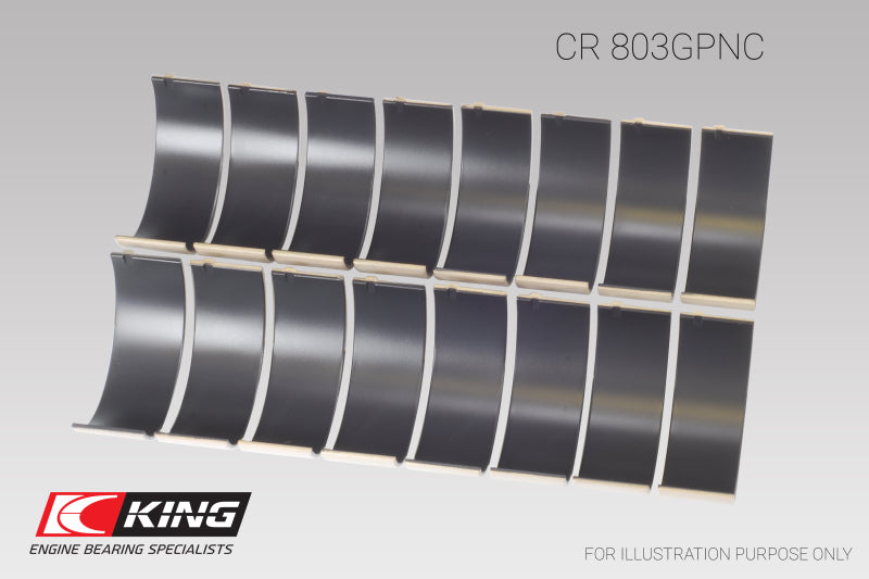 King Chevrolet SBC 265CI/283CI/327CI (Size Standard) Connecting Rod Bearing Set-thumbmail-1