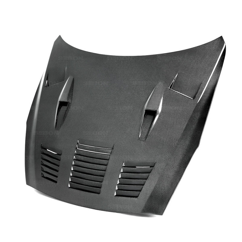 Seibon 09-12 Nissan GTR R35 GTII-Style Carbon Fiber Hood-thumbmail-1