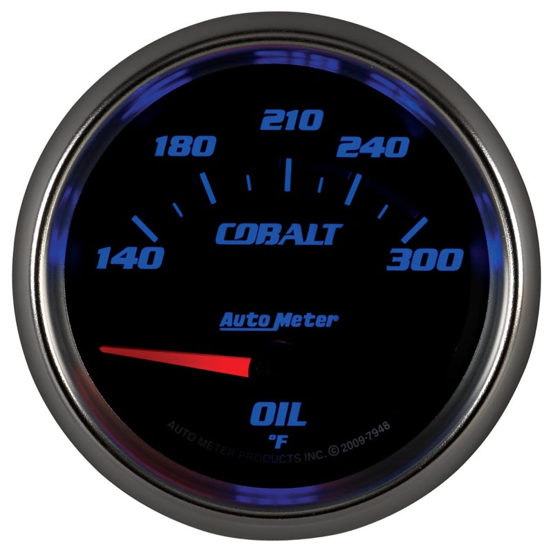 Autometer Cobalt 66.7mm 140-300 Degree F Electric Oil Temperature Gauge-thumbmail-2