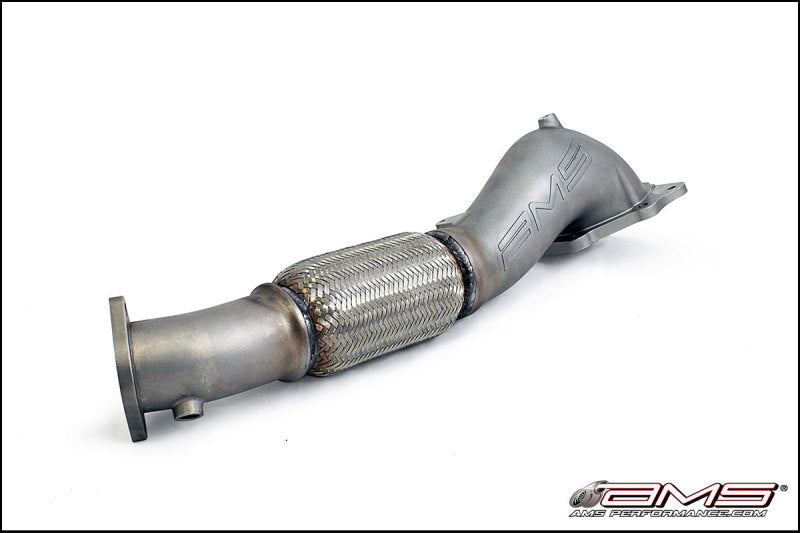 AMS Performance 08-15 Mitsubishi EVO X Widemouth Downpipe w/Turbo Outlet Pipe-thumbmail-1