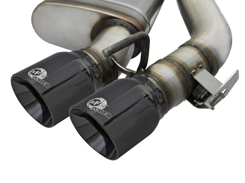 aFe MACHForce XP 3in 304 SS Axle-Back Exhaust Dual Exhaust (NPP) w/ Black Tips 16-17 Camaro SS V8-thumbmail-3