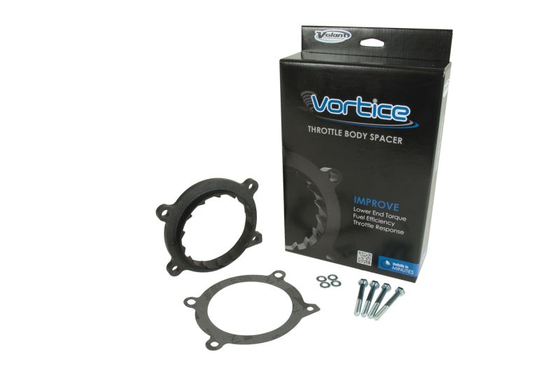 Volant 10-13 Chevrolet Camaro SS 6.2 V8 Vortice Throttle Body Spacer-thumbmail-1