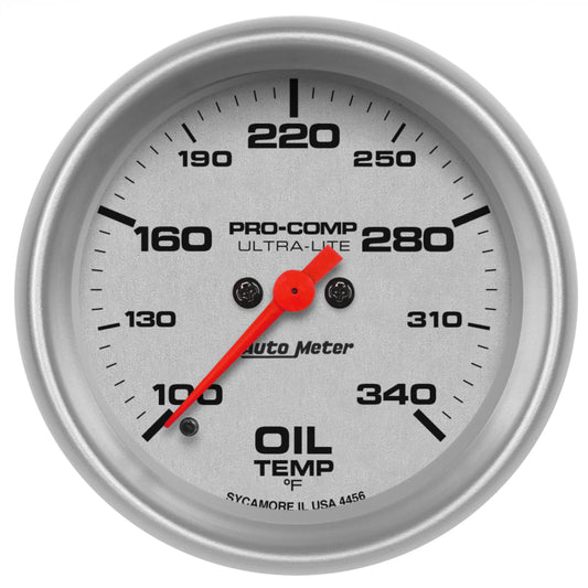 Autometer Ultra-Lite 2-5/8in 100-340F Oil Temp Gauge - Digital Stepper Motor