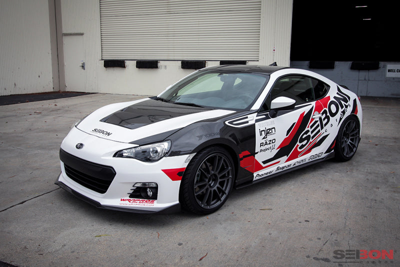 Seibon 12-13 BRZ/FRS DV Carbon Fiber Hood-thumbmail-1