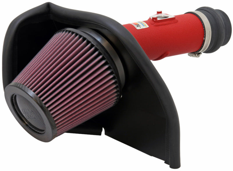K&N 08-11 WRX/STi 2.5L H4 Red Typhoon Short Ram Intake-thumbmail-1