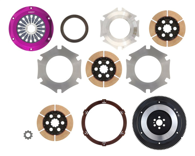 Exedy 1993-1994 Nissan Skyline GTR L6 Hyper Triple Cerametallic Clutch Rigid-thumbmail-8