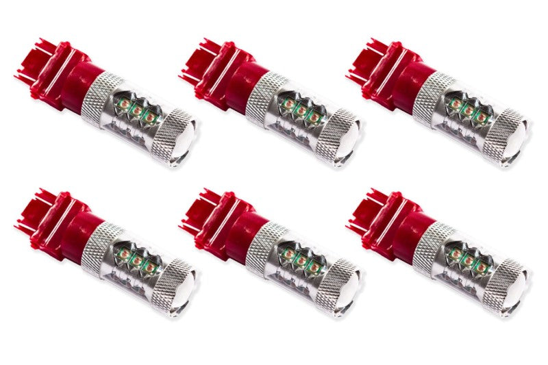Diode Dynamics 3157 LED Bulb XP80 LED - Red Set of 6-thumbmail-1