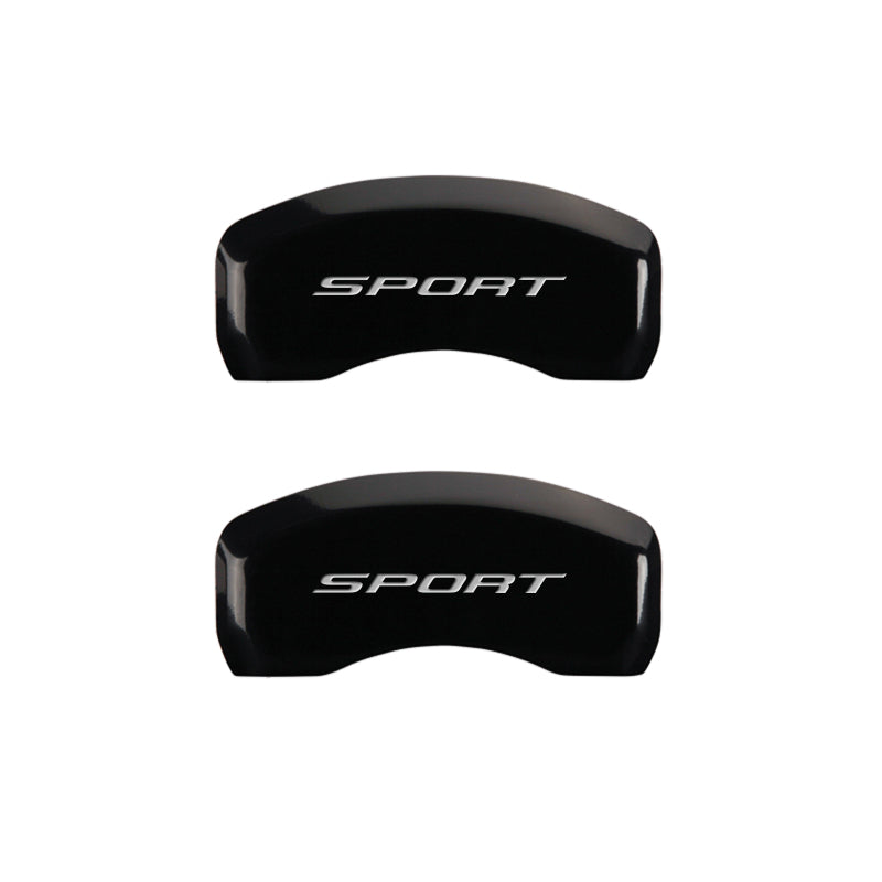 MGP 4 Caliper Covers Engraved Front & Rear No Bolts/Sport 2015 Black finish silver ch-thumbmail-4