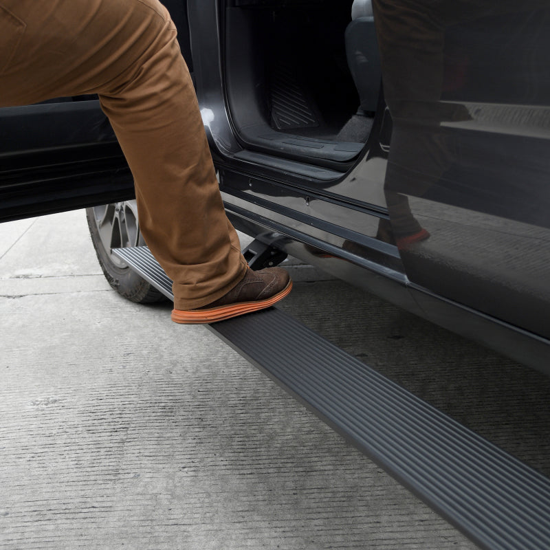 Go Rhino 15-22 Chevrolet Colorado Crew Cab 4dr E-BOARD E1 Electric Running Board Kit - Tex. Blk-thumbmail-2