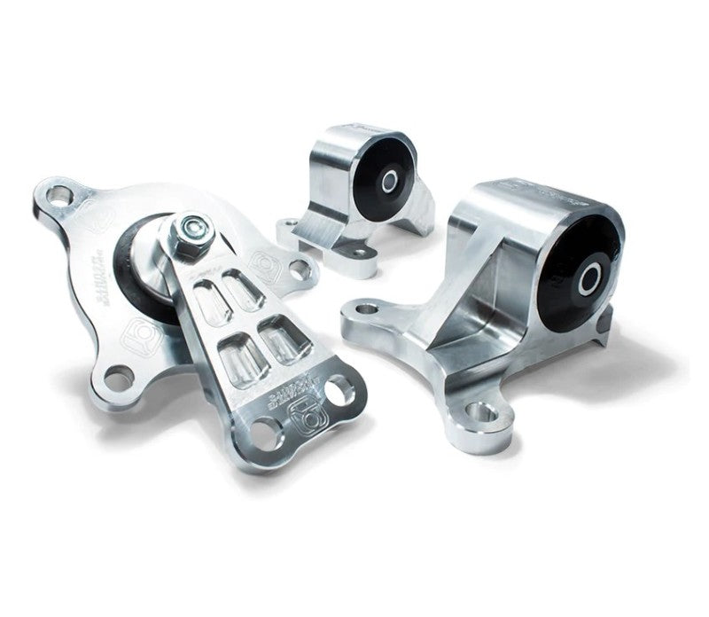 Innovative 02-05 Civic K-Series Black Aluminum Mounts 95A Bushings (Not K24 Trans)-thumbmail-1