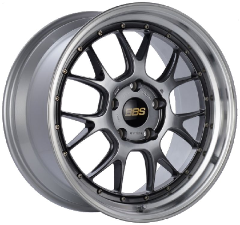 BBS LM-R 20x9 5x120 ET8 Diamond Black Center Diamond Cut Lip Wheel -82mm PFS/Clip Required-thumbmail-1