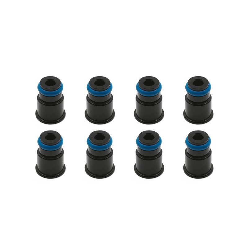 BLOX Racing 11mm Adapter Top (1/2in) w/Viton O-Ring & Retaining Clip (Set of 8)-thumbmail-1