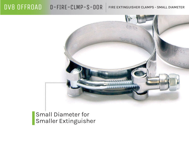 DV8 Offroad Fire Extinguisher Mount Clamps - Small-thumbmail-3