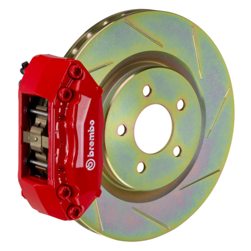 Brembo 06-14 Miata MX-5 (NC) Front GT BBK 4 Piston Cast 2pc 310x25 1pc Rotor Slotted Type-1-Red-thumbmail-1