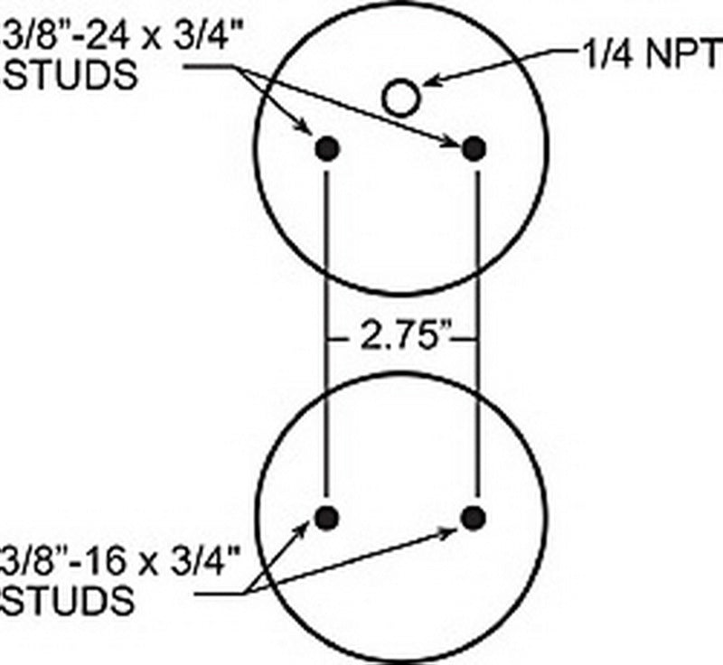 Firestone Ride-Rite Replacement Air Spring Bellow (Rear) 26C (W217607325)-thumbmail-3