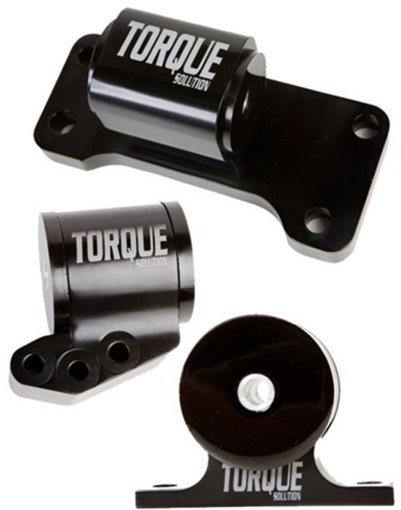 Torque Solution Billet Aluminum 3 piece Engine Mount Kit: Mitsubishi Evolution VII-IX 2001-2006-thumbmail-1
